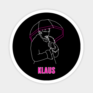 Pink Klaus Magnet